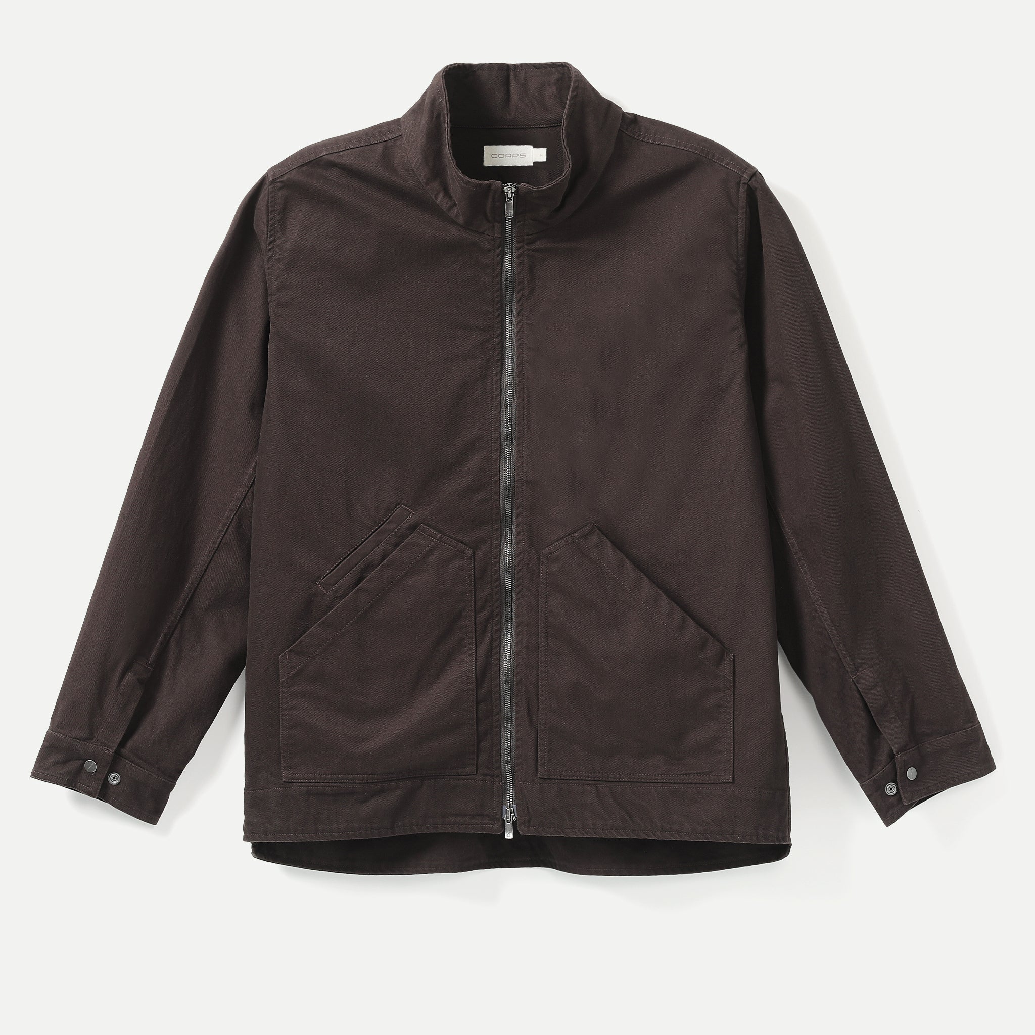 ジェフウェア　Ｏサイズ Corpsware Overshirt - Brushed Drill - Dark Brown – DSPTCH