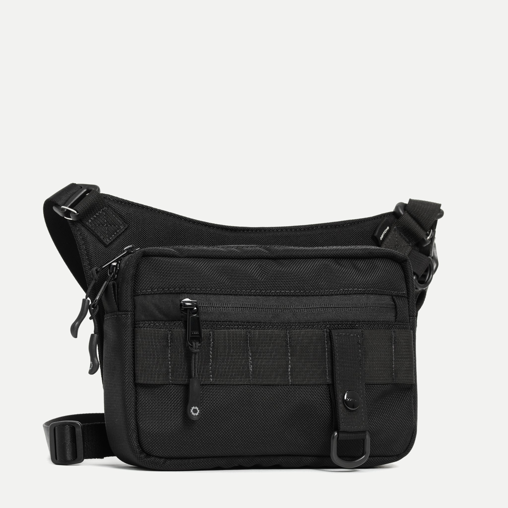 Black nylon sling bag Clearance
