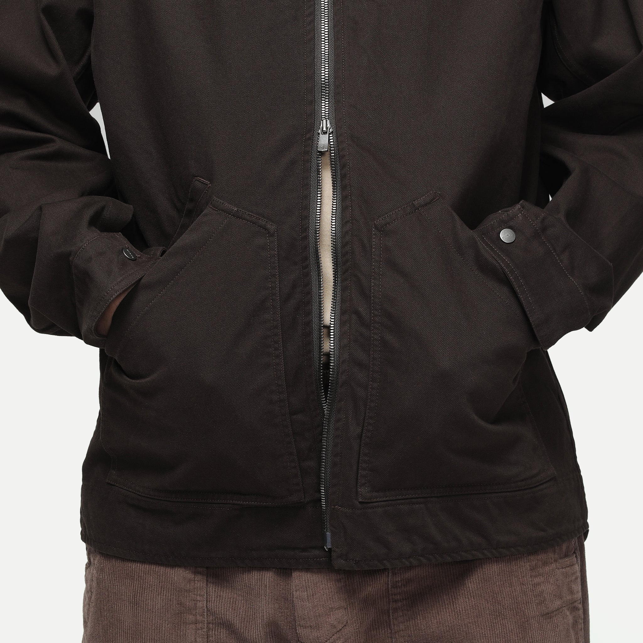 Corpsware Overshirt - Brushed Drill - Dark Brown – DSPTCH