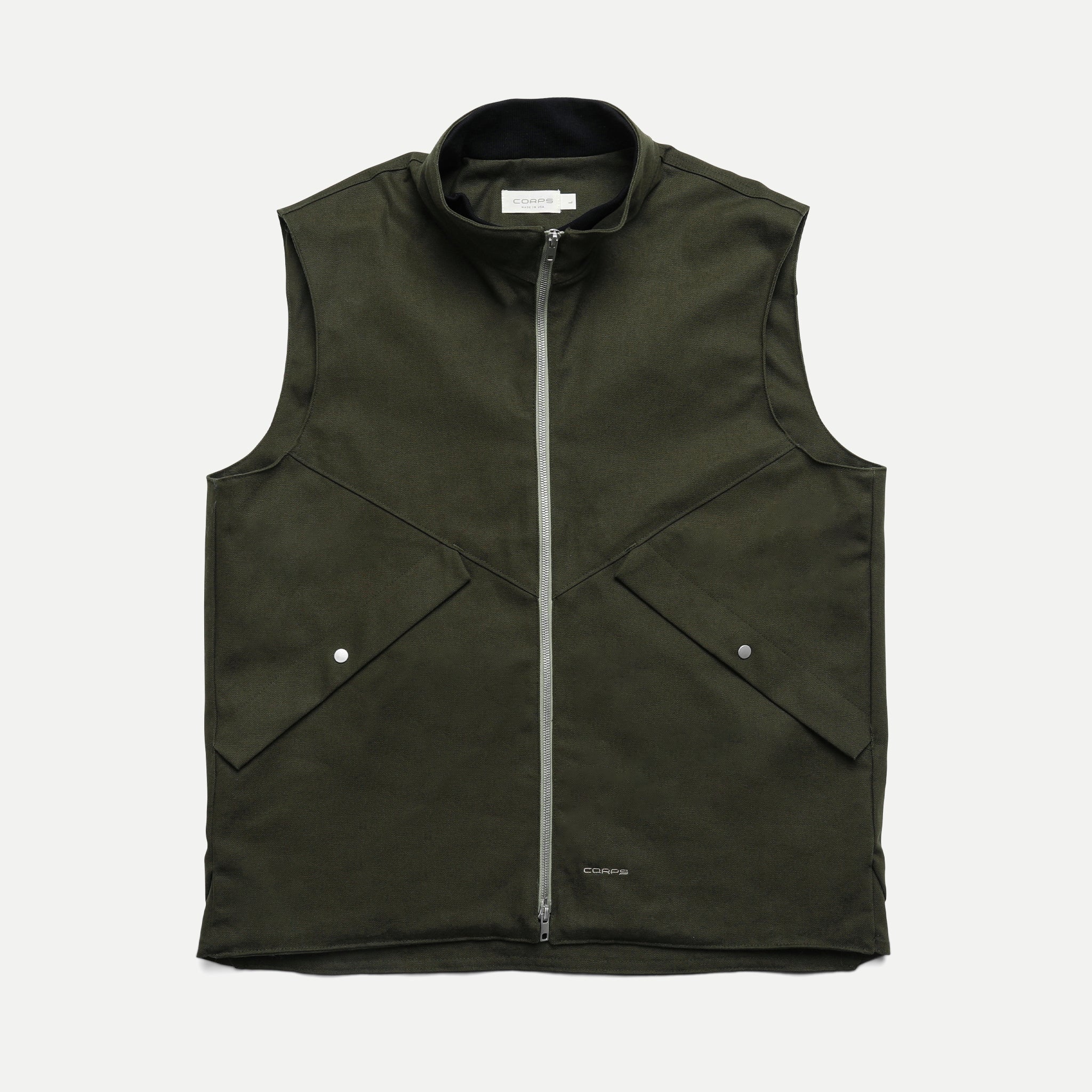 トップス rotar Reversible Quilting Work Vest Reversible Workwear Vest - Washed Grey – Hours