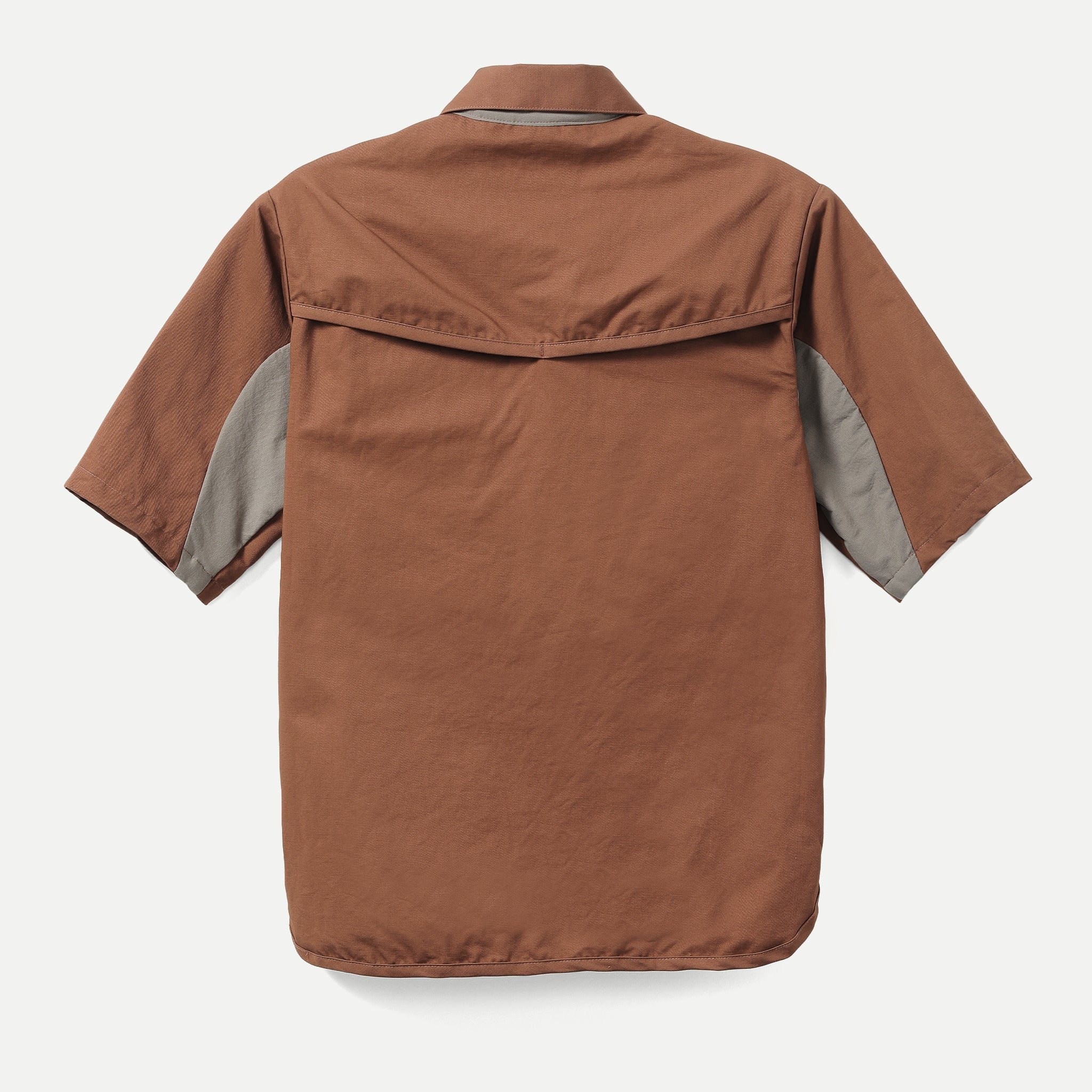 Corpsware Half Zip Short Sleeve Work Shirt - Cotton/Linen Twill