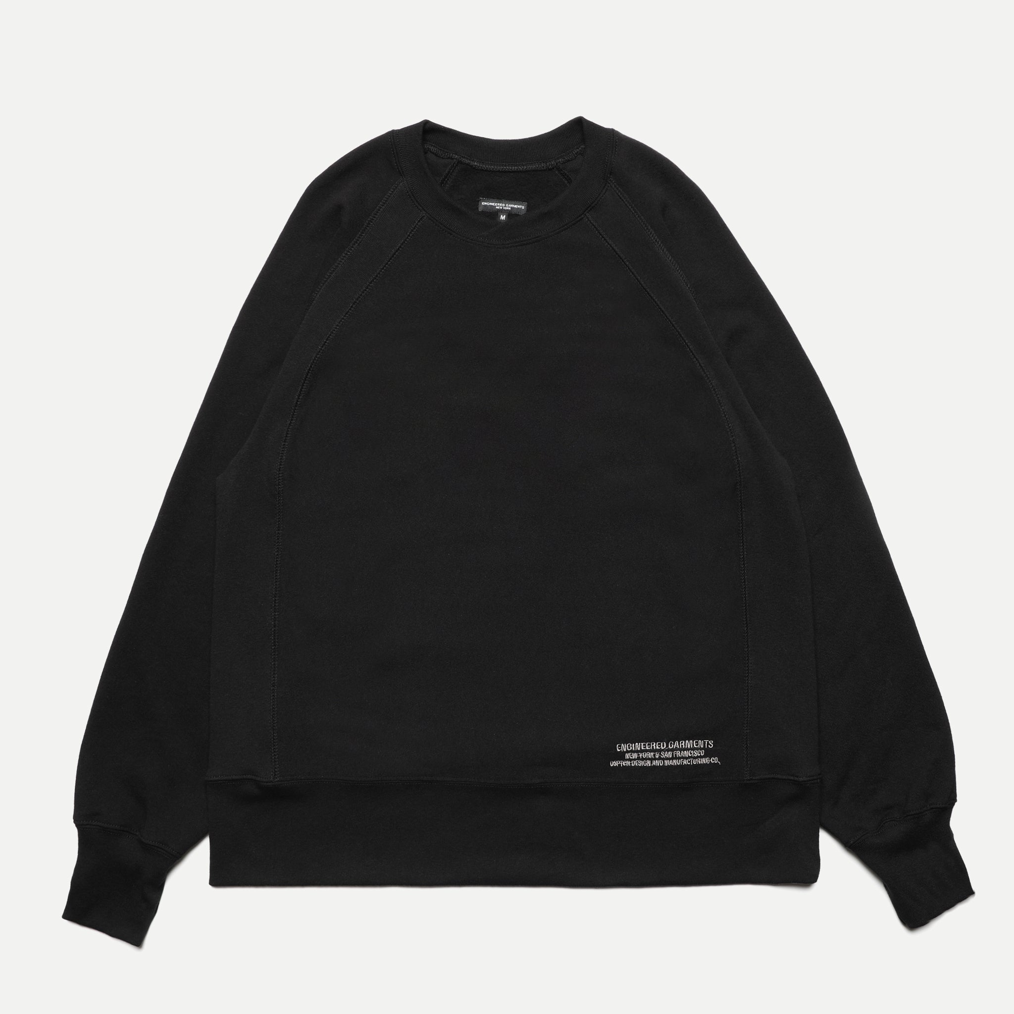 Engineered Garments Cotton Heavy Fleece Raglan Crew C - DSPTCH Edition